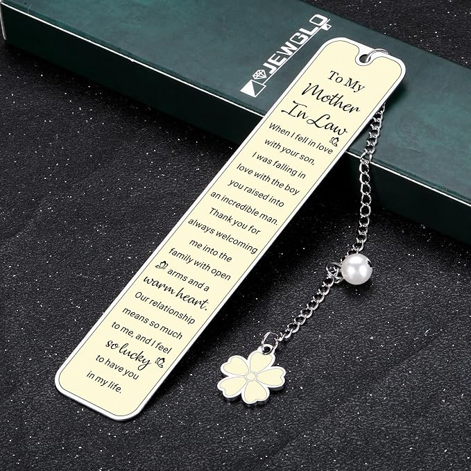 Mother in Law Mothers Day Birthday Wedding Gifts Future Mother in Law Birthday Gifts Metal Bookmark Mothers Day Gift for Mom in Laws Bookish Gift for Motherr in Laws Bookmarks for Book Lovers Women