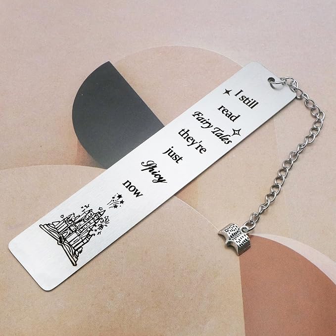 Funny Bookmark Gifts for Spicy Fairytale Book Lovers Gifts for Women Bookish Birthday Christmas Reading Gifts for Spicy Reader Romance Lover Bookworm Valentine Graduation for Girls Friends