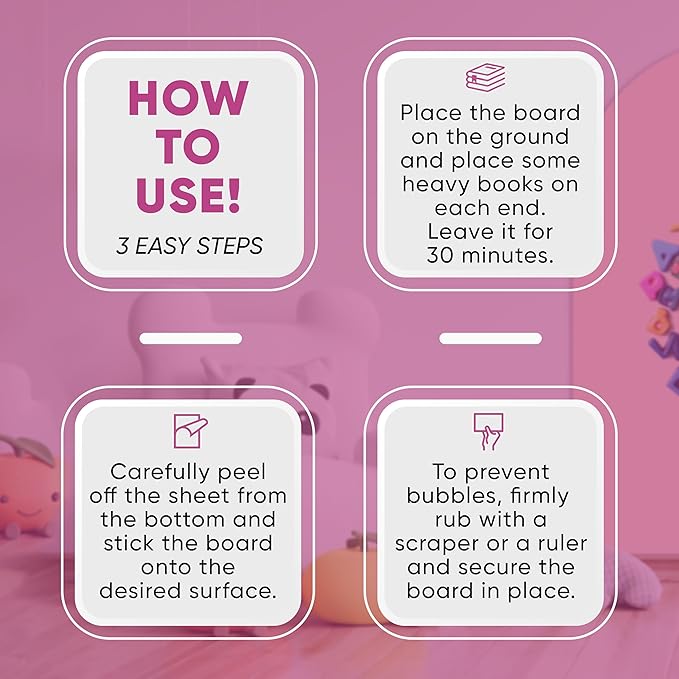Arch Magnetic Wall Decal - 40" x 18" Matte Finish Chalkboard Sticker for Wall - Magnetic Board for Playroom, Home Classroom(Black)