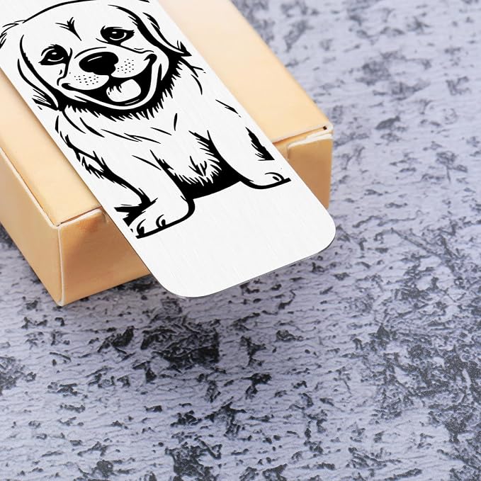 Pug Dog Dad Fathers Day Gifts - Pug Gifts for Pug Lovers, Dog Bookmark for Dog Lovers GIF ts for Women for Birthday Christmas, Reading Accessories, Pet Owner Page Marker Dog Themed Book Club GIF ts