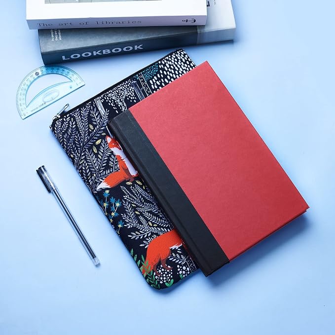 Book Sleeve for Book Lovers, Bookish Book Protector, Book Covers for Paperbacks, Washable Fabric, Book Sleeves with Zipper, Medium 11 Inch X 8.7 Inch