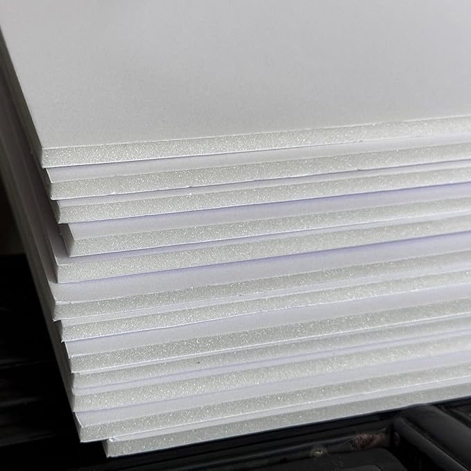 12 Pack Foam Core Board, ZJCEASER 16 x 20 White Poster Board, 3/16" Thickness Sign Board Craft Foam Sheet for Signboards, School Projects, University Displays, College Events, Arts & Crafts, Framing