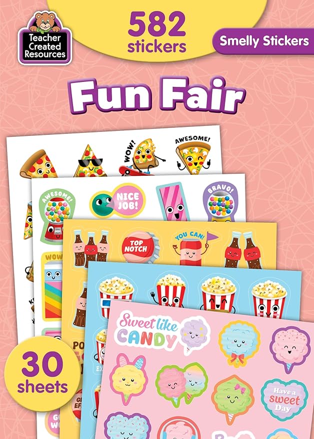 Teacher Created Resources Fun Fair Smelly Stickers Set (TCR2088723)