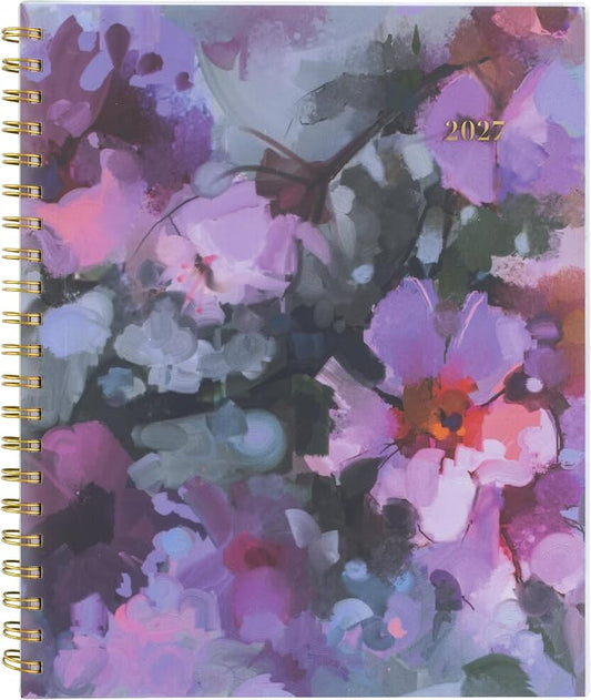 Mead Cambridge 2027 Planner, Weekly & Monthly, 8.5" x 11", Blush Blossom (1855-905-27)