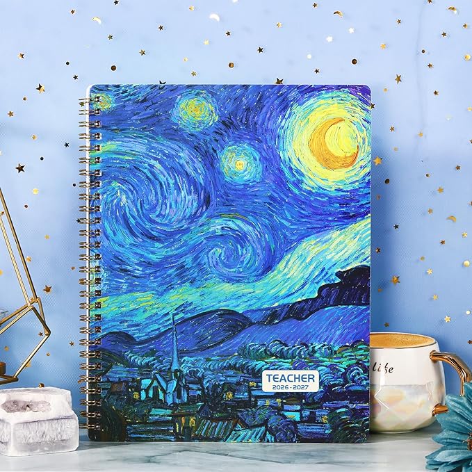Teacher Planner 2026-2027 - Academic Planner 2026-2027 from July 2026 - June 2027, 8.5" x 11", Weekly & Monthly Lesson Plan Book, Helps Better Teaching