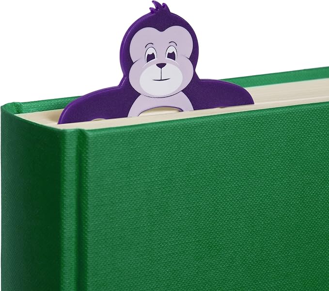 Page Pals Bookmark Bookholder | Page Holder | Music Holder Clip | Music Paper Holder | Magazine, Cookbook | Reading in Bed at Home | Office, Desk, Kitchen Use | Novelty Reading Gift Idea (Ape)