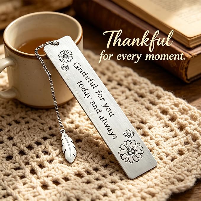 Teacher Appreciation Gifts, Thank You Bookmarks for Women, Appreciation Book Marks for Reading, Thank You Gift Bookmarks for Friends Coworkers Mentors Coaches Bosses Nurses & Book Lovers