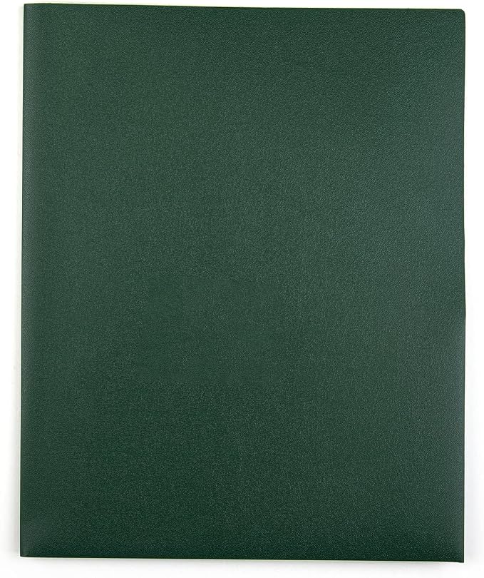 Mintra Poly Pocket Folders 3pk - Heavy Duty (Chili Oil/Arctic Ice/Green Olive)