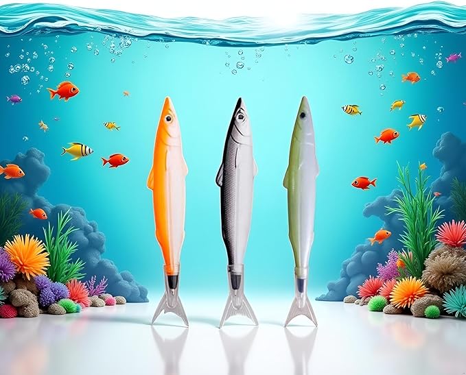 1Pc Random Color Cute Marine Series Ballpoint Pen, Fish Styling Pens and Refills, Writing and Correction Supplies,Pen Black Ballpoint Pens,Office and School Supplies