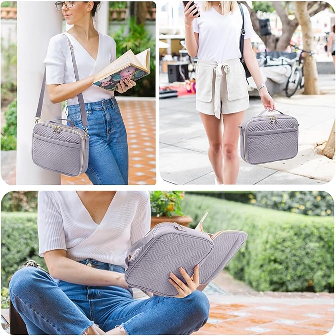 IMAGINING Bible Cover for Women - Stylish Large Bible Covers - Bible Case with Handles - Bible Bag Journal Case - Bible Carrying Case for Women - Bible Gift - Book Protector for Book Lovers