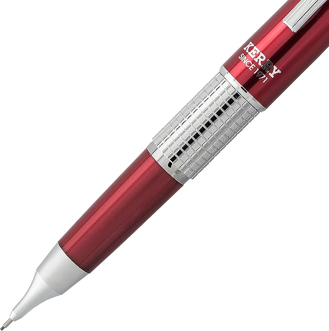Pentel Sharp Kerry Automatic Pencil, 0.5mm Lead Size, Red Barrel, 1 Each (P1035B)