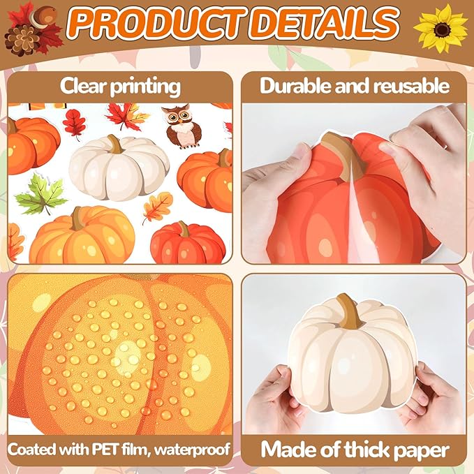 gisgfim Fall Thanksgiving Classroom Bulletin Board Decorations Welcome to Our Patch Maple Leaves Pumpkin Paper Cutouts Fall Tree Bulletin Board Cutouts for Autumn Classroom Home Wall Decor Supplies