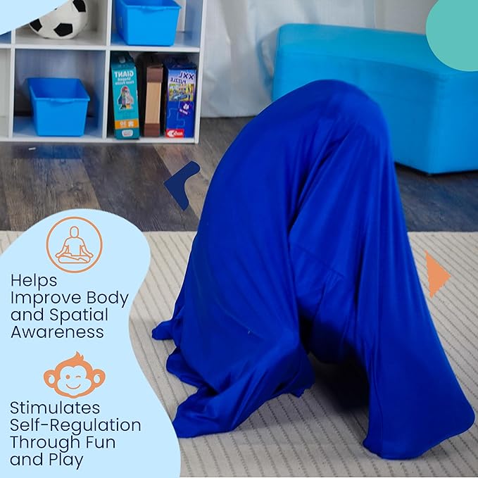 Body Sock -for Sensory Regulation, Relaxation, Stress Relief, Calming - A Sensory Sack Without Rough Fasteners