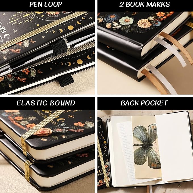 2026-2029 Pocket Planner/Calendar - 3 Year Monthly Planner 2026-2029, July 2026 - June 2029(36 Months), 6.3" x 3.8", Monthly Calendar with Inner Pocket and 61 Notes Pages - Butterfly