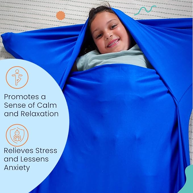Body Sock -for Sensory Regulation, Relaxation, Stress Relief, Calming - A Sensory Sack Without Rough Fasteners