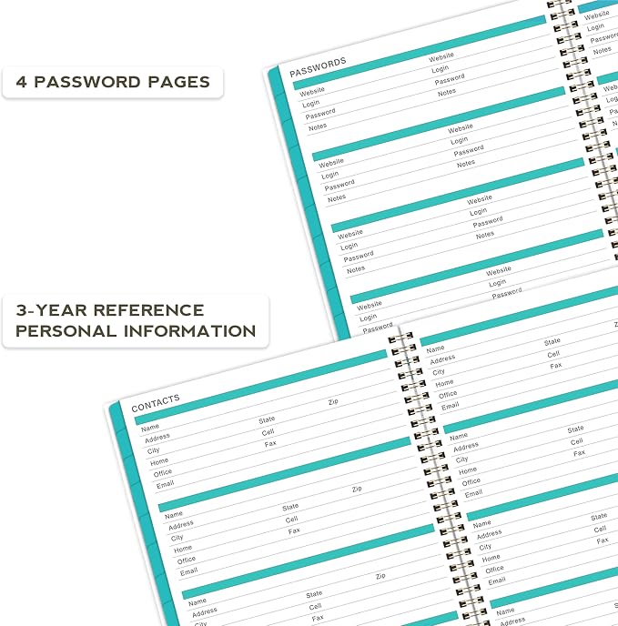 2026 Monthly Planner - 2026 Planner from January to December, Calendar Planner with Tabs, Inner Pocket, 8.5‘’ x 11‘’
