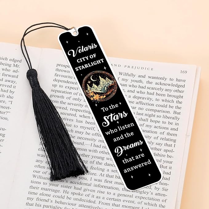 Velaris Merch, Dark Romance Merch, Book Lover Gifts for Women, Bookworms, Nerds, Readers, Christmas Birthday Book Club Gifts for Women Men, Book Marks for Reading Women