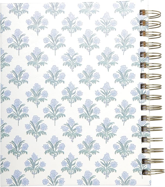 WORLD TRAVELER 2026 Planner Weekly and Monthly - 7'' x 8.75'' Hard Cover January December Spiral Daily Planner 2026 To Do List, Size 7X8.75, Blue/Black Print
