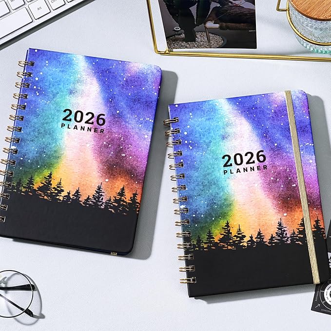 2026 Planner - 2026 Weekly and Monthly Planner, Jan 2026 - Dec 2026, 6.4" x 8.5", Marked Tabs, Back Pocket, Perfect Daily Organizer