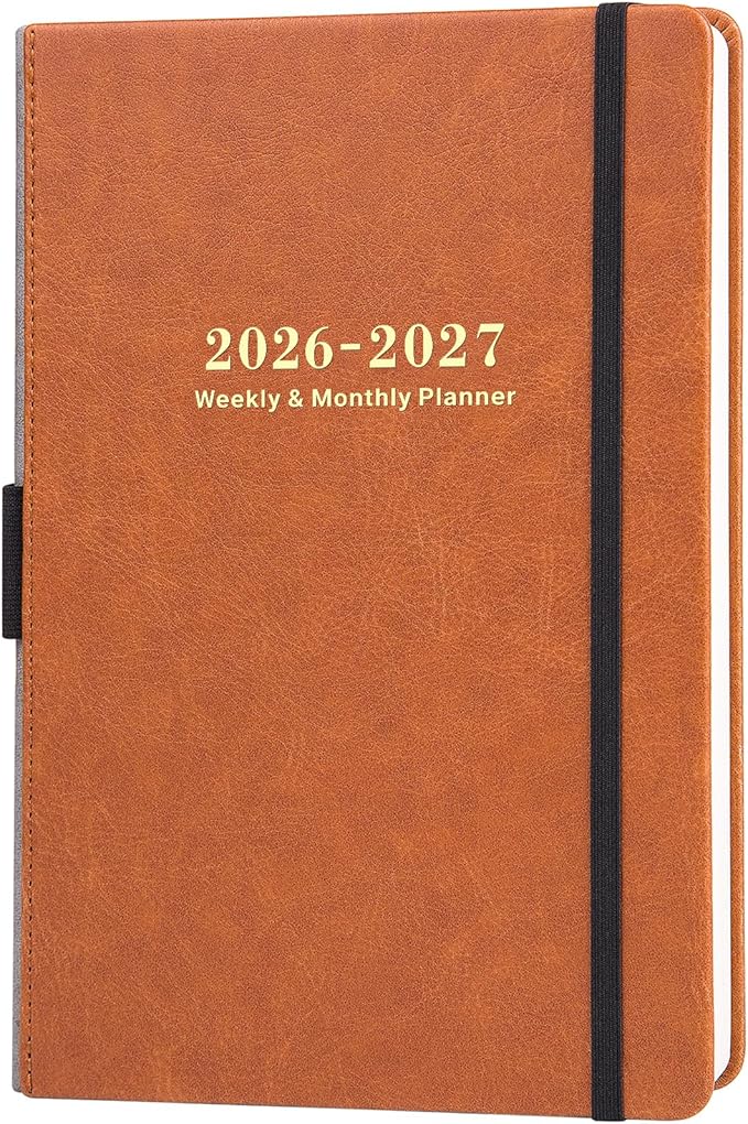 2026-2027 Planner - Planner 2026-2027 Weekly and Monthly with Stickers, JUL. 2026 - JUN. 2027, 5.75" X 8.25", Academic Calendar Planning with Premium Paper, Pen Holder, Inner Pocket and 44 Notes Pages