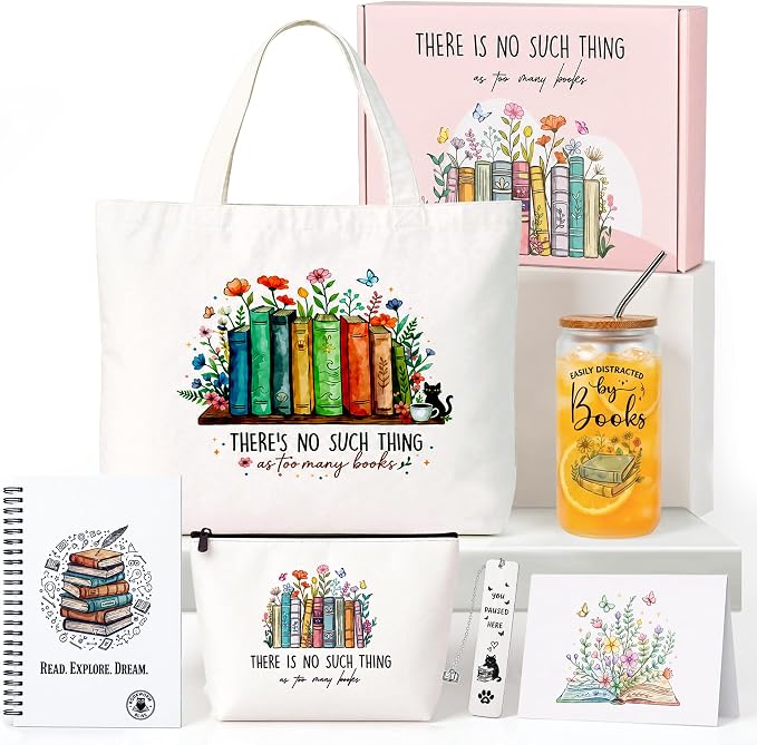 JORA Bookish Gifts for Readers: A Ready-to-Gift Designed for Book Lover | Perfect Book Club Merch, Reading Accessories & Reader Gifts for Librarian or Bookworm