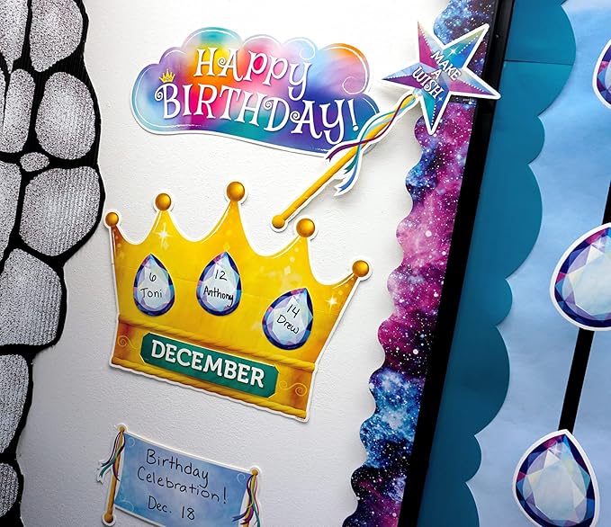 Creative Teaching Press Mystical Magical Crowns and Jewels Cut Outs, 6 in, CTP 8708