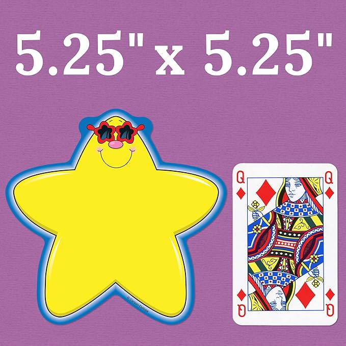 Carson Dellosa – Star Colorful Cut-Outs, Classroom Décor, 36 Pieces