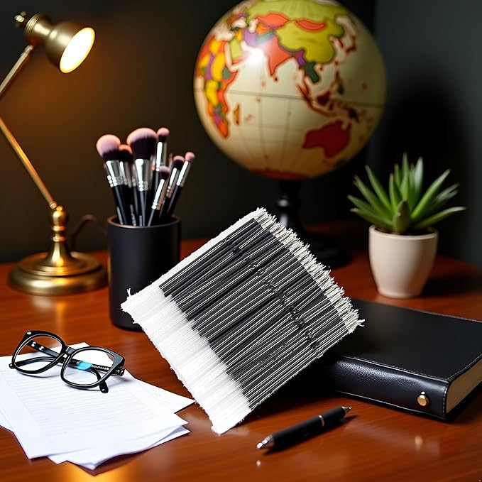 20Pcs Black Ballpoint Pen Refill Press Ballpoint Pen Refill Replace Signature Refill Pen Refills Writing and Correction Supplies Student Office Supplies(0.7mm)