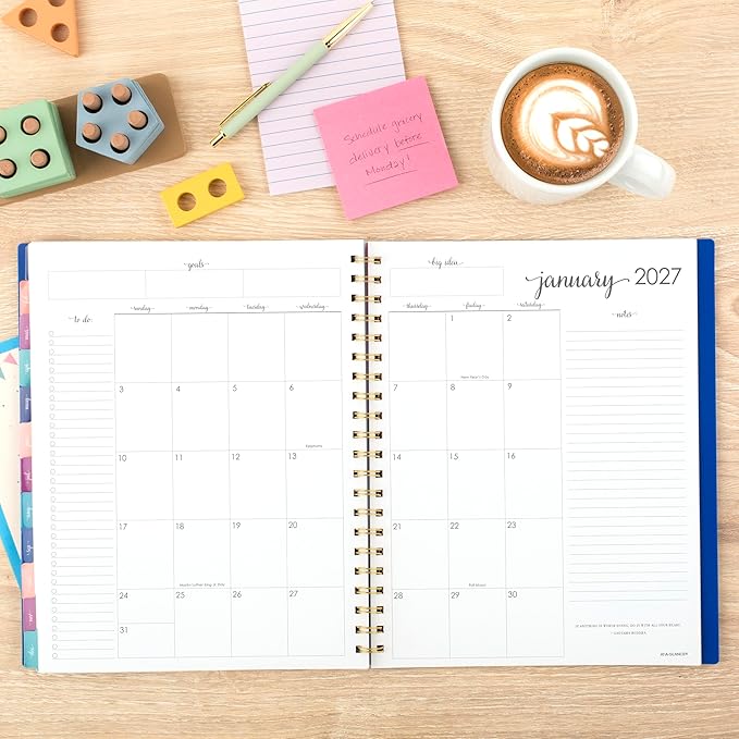 AT-A-GLANCE 2026 Planner, Weekly & Monthly, 8.5" x 11", Large, Harmony, Denim (1099-905-20-26)