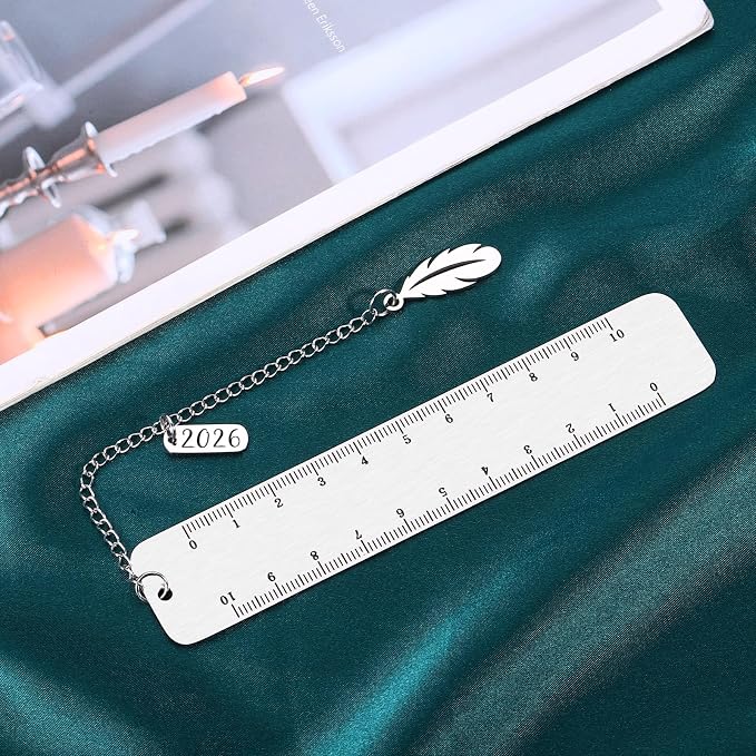 Graduation Gifts for Her Him Students 2026 Retirement Gift for Woman Men Friend Inspirational Wedding Christmas Anniversary Birthday Gifts Coworker Leaving Enjoy the Next Chapter Bookmark Book Lovers