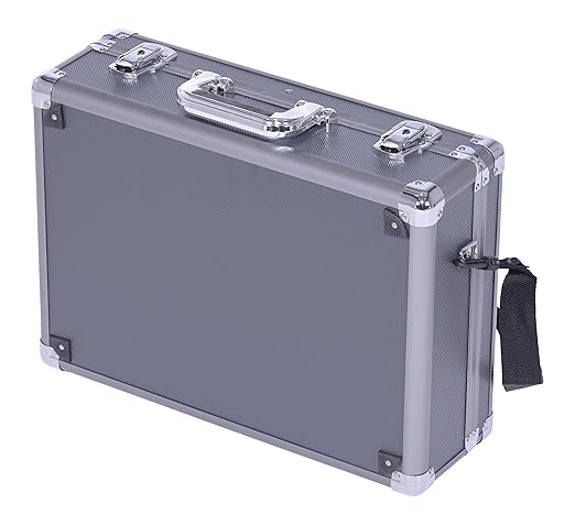 Vestil CASE-1813 Aluminum Carrying Case 18 In. x 14-1/2 In. Silver