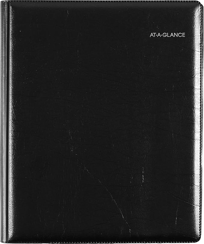 AT-A-GLANCE 2027 Planner Refillable, Weekly & Monthly, 7.5" x 9.25", Executive, DayMinder, Black (G5450027)