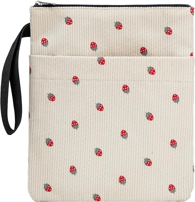 Book Sleeve, Book Covers for Paperbacks with Zipper, Book Lover Gifts