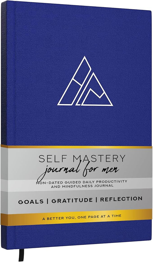 Self-Mastery Journal for Men - Gratitude Journals – 5 Minute Journal - Reflection Manifestation Journals for Mindfulness – Self Care Journal – Goal / Guided Gratitude Journal for Women & Men