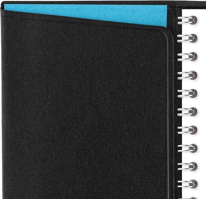 AT-A-GLANCE 2026 Appointment Book Planner, Weekly, Refillable, 3-1/4" x 6-1/4", Pocket Size, Hourly, Black (700080526)