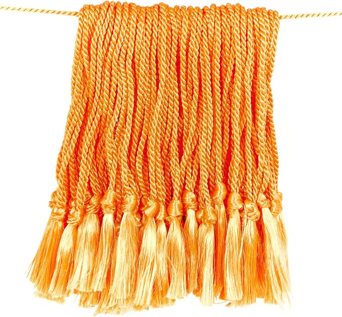 Tassel Depot 100 Floss Bookmark Tassels - Orange