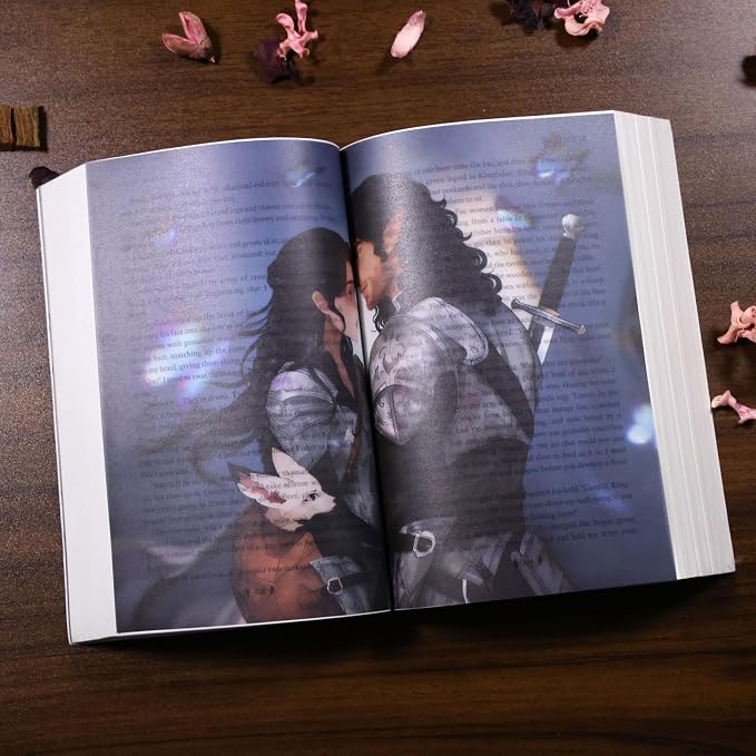 BAMAYSELF 15 Pcs Quicking Cartoon Silver Fantasy Page Overlays Bookmarks for Men Women, QS Page Inserts Merch, Cool Fantasy Book Accessories Merchandise, Gifts for Bookish Book Lovers