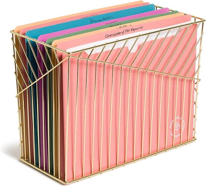 U Brands U-Eco Poly File Jacket, Set of 10, Assorted Brights, Letter Size (6595U01-12)