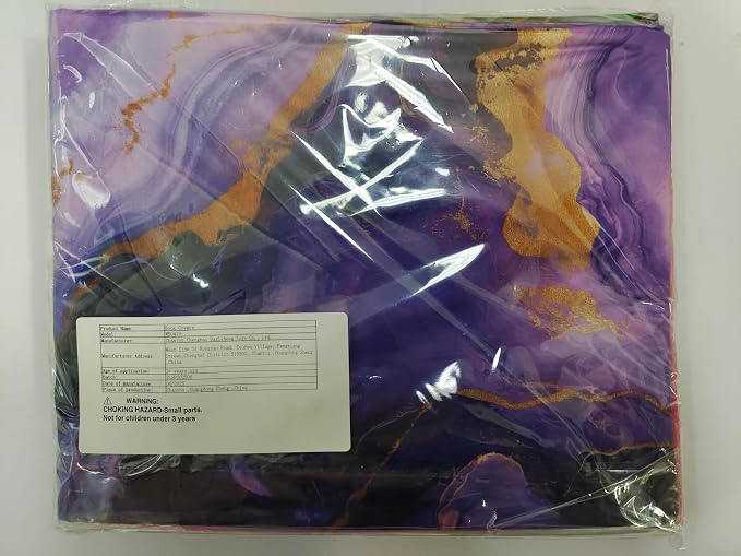 8 Pack Stretchable Book Covers, Marble Book Sleeve for Paperbacks Hardcover Textbook up to 9 x 11 in, Washable, Reusable Book Protector with Label Sticker for School Boys Girls Read Lovers