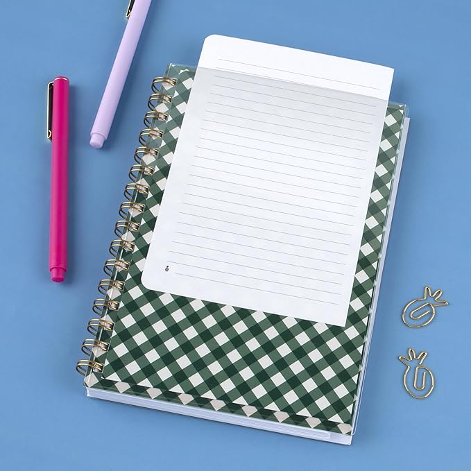 AT-A-GLANCE 2027 Planner, Simplified by Emily Ley, Weekly & Monthly, 5.5" x 8.5", Camp Gingham (EL58-201-27)