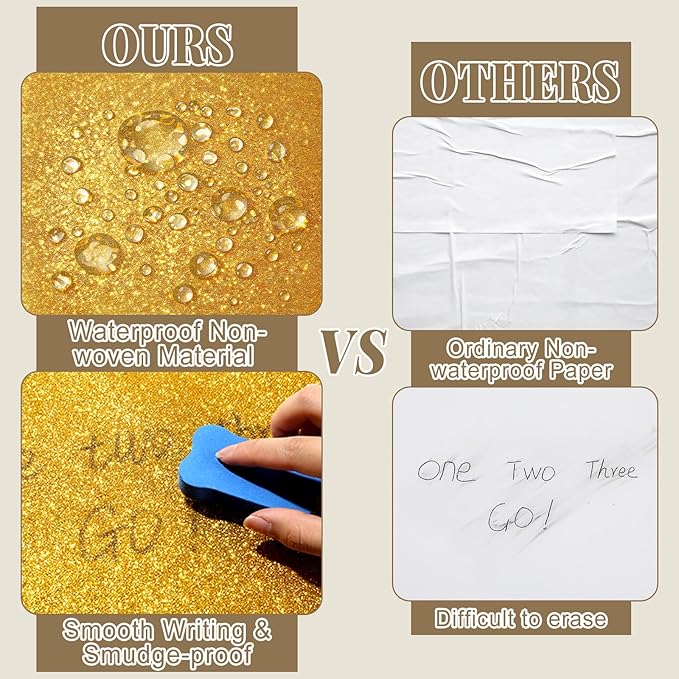 Glitter Bulletin Board Roll Gold Bulletin Board Paper Sparkle Gold Wrapping DIY Art Crafts Fade Resistant Wrinkle Resistant Poster for Classroom Office Home Backdrop Decoration 15.7" x 12 Ft