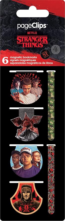 Netflix Stranger Things: Season 4 Magnetic Page Clips (6-Pack) Stationery