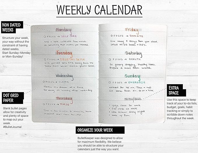 BK UNDATED Yearly Weekly/Monthly Planner 2026-27 Daily Planner Agenda & Personal Organizer to Increase Productivity, Academic Planner w/Sticker Set. A5 (5.8 x 8.3) - Brown Hardcover