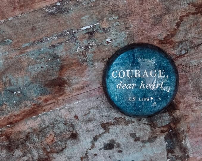 Sugarboo & Co. Courage Dear Heart Paperweight - 4"x4"