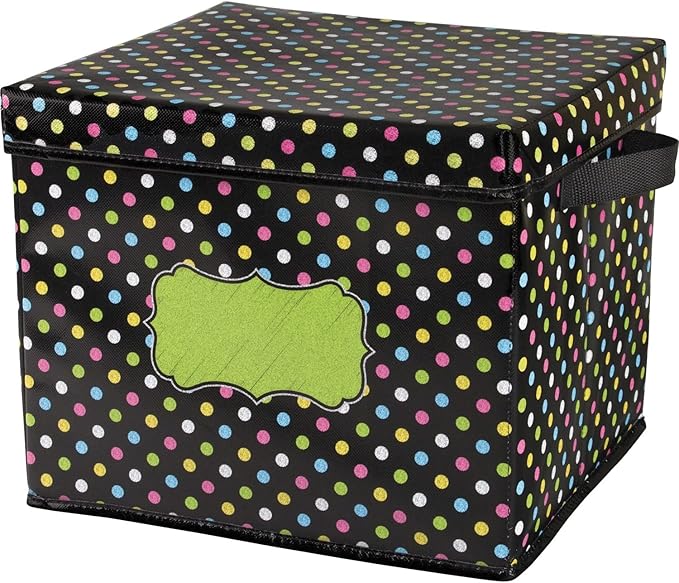 Teacher Created Resources Chalkboard Brights Storage Box (TCR20766)