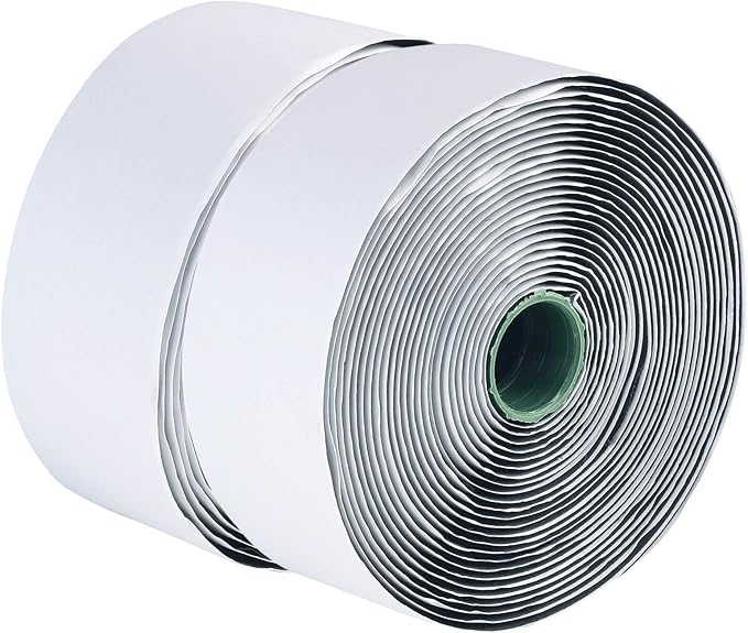 LLPT Hook and Loop Tape 2 Inch x 23 Feet Each Roll Heavy Duty Adhesive Industrial Strength Hook Loop Strip Mounting Tape Indoor and Outdoor Color Black (HTB230)
