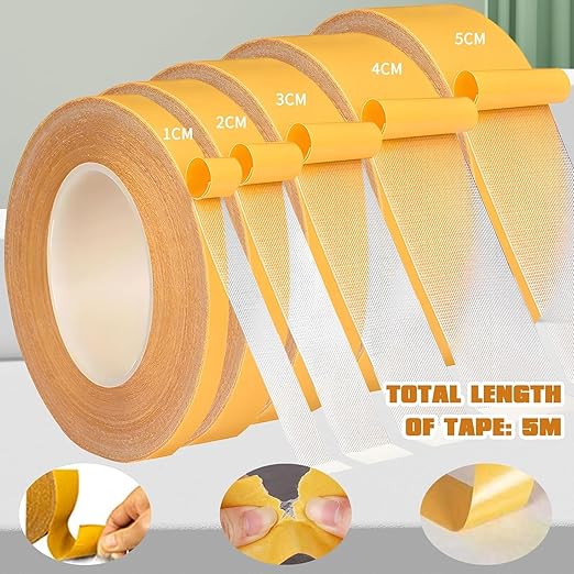 Maine 1.18 inch Wide Fabric Tape, Multi-Functional Double-Sided Tape, Ultra-high Strength Adhesive Tape for Wholesale Purchase (10, 32.8ft)