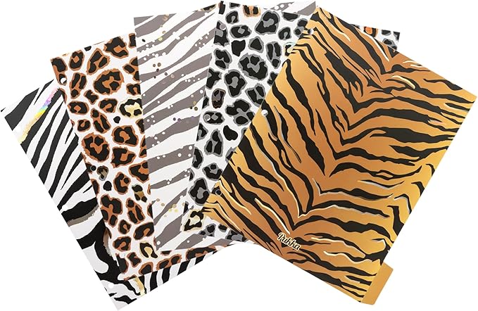 Pukka Pad, Wild A4 Preloaded 3-Ring Binder – Includes Personal Details and Planner Pages – Comes Preloaded with 5-Part Dividers – Standard 3-Ring Mechanism - Zebra