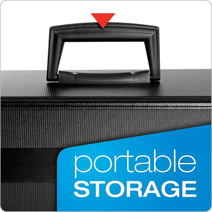 Pendaflex Portafile Expanding Organizer, 15 1/8" x 10 5/8", Black (01156) (Pack of 6)