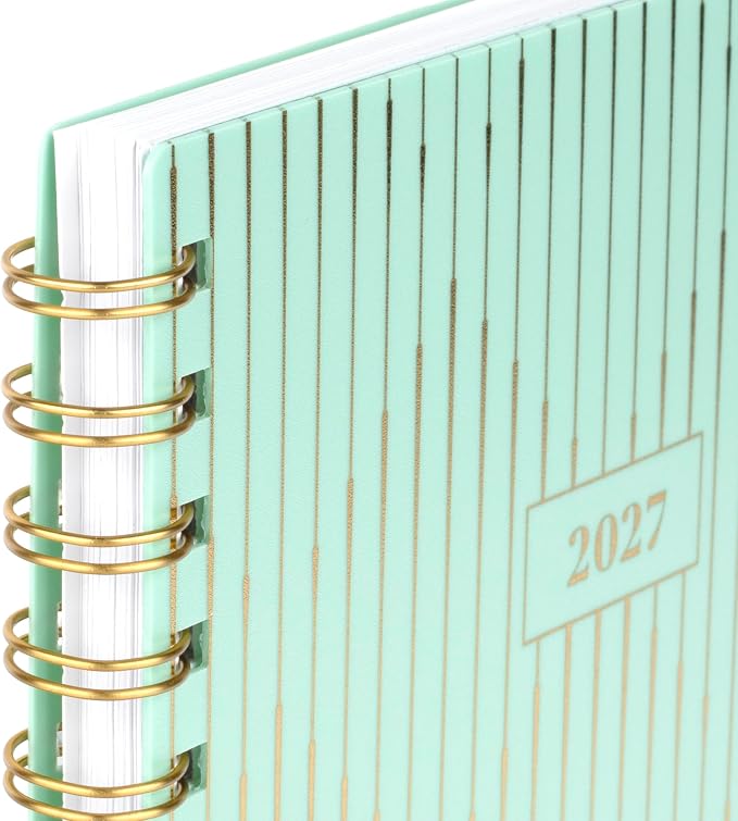 Mead Cambridge 2027 Planner, Weekly & Monthly, 5.5" x 8.5", Glimmer (1843-200-27)